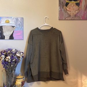 Army Green Aerie Sweater!
